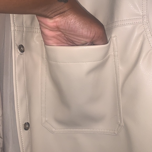 Faux leather jacket - Picture 11 of 13